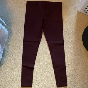 Matty M Maroon Leggings